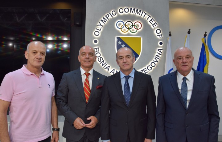 Posjeta Olimpijskom komitetu Bosne i Hercegovine i nastavak decenijske saradnje sa Crnogorskom sportskom akademijom