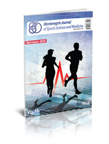 Montenegrin Journal of Sports Science and Medicine cover