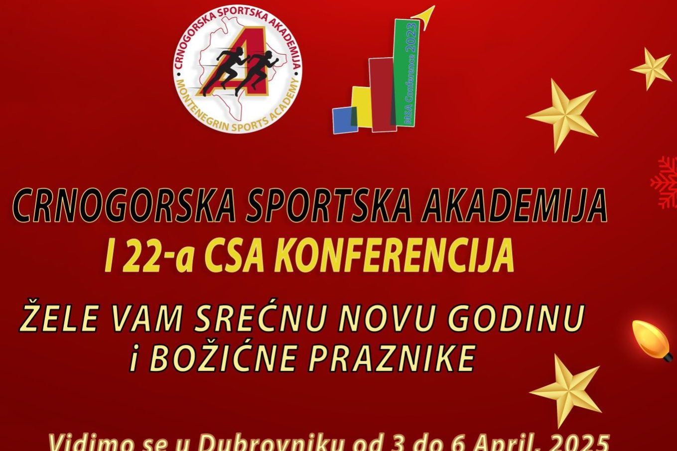 festival greeting red christmas banner with modern tree design